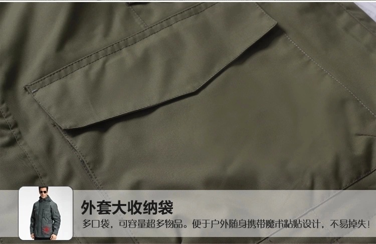 北方沖鋒衣細節展示