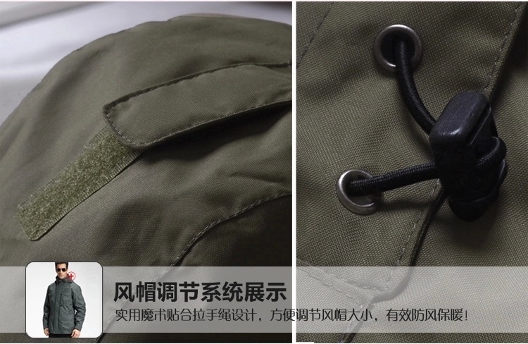 北方沖鋒衣細節展示