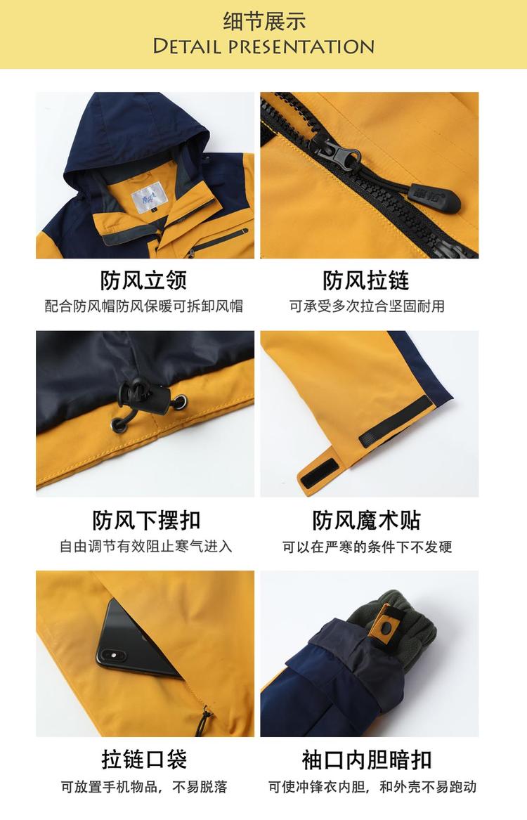 沖鋒衣細節