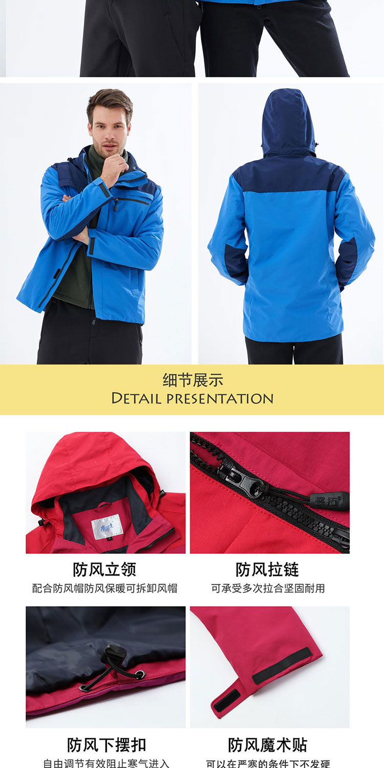 沖鋒衣細節
