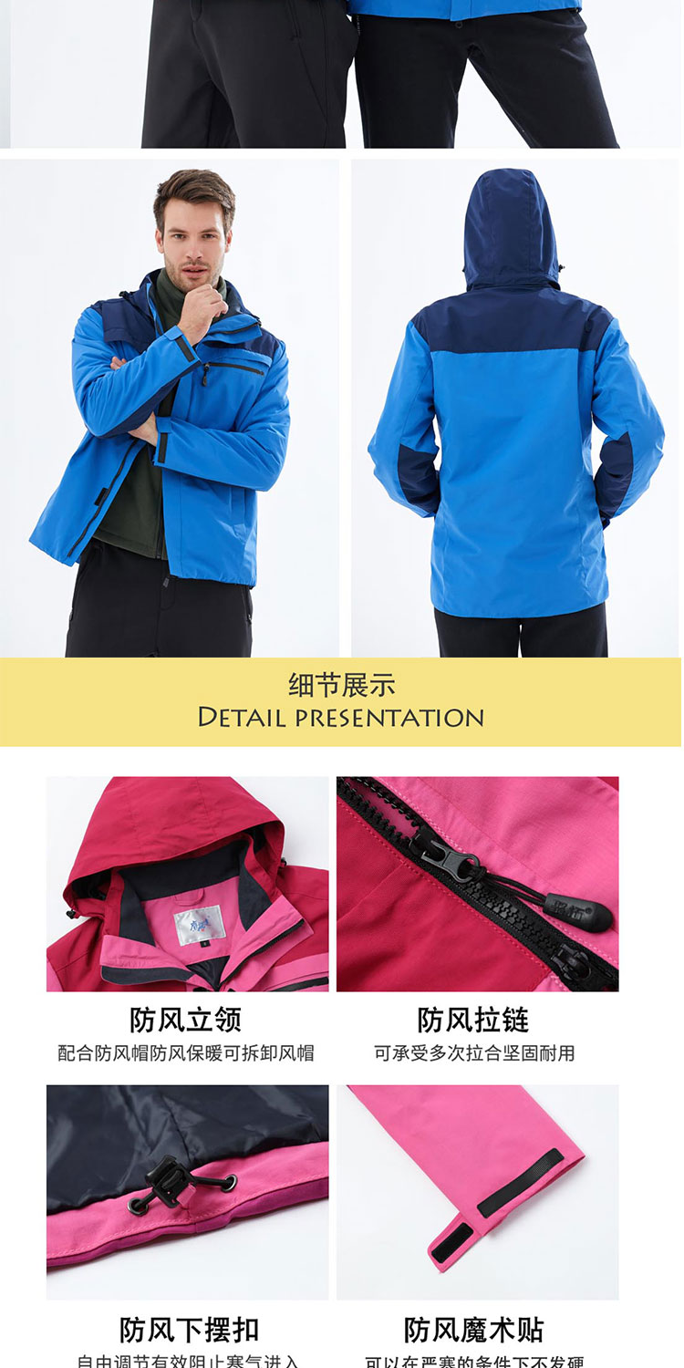沖鋒衣細節
