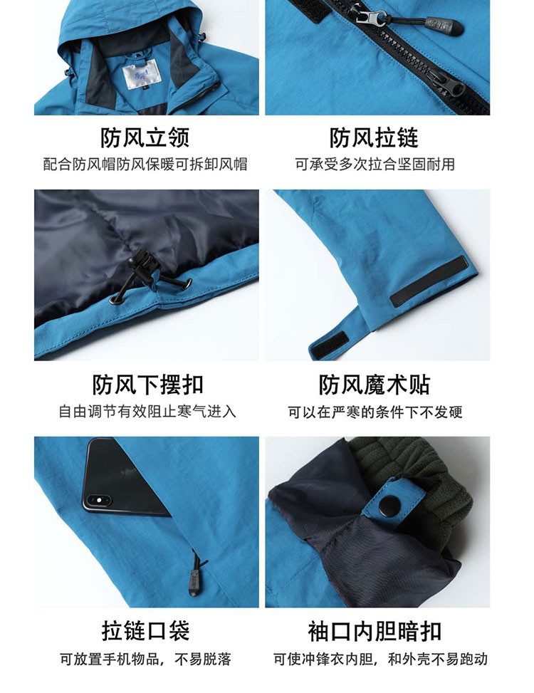 沖鋒衣細節展示圖